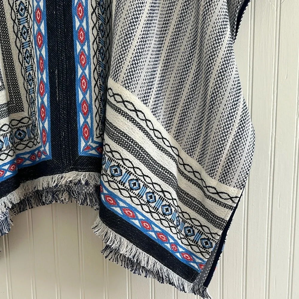 Tory Burch Blaire Embroidered Poncho